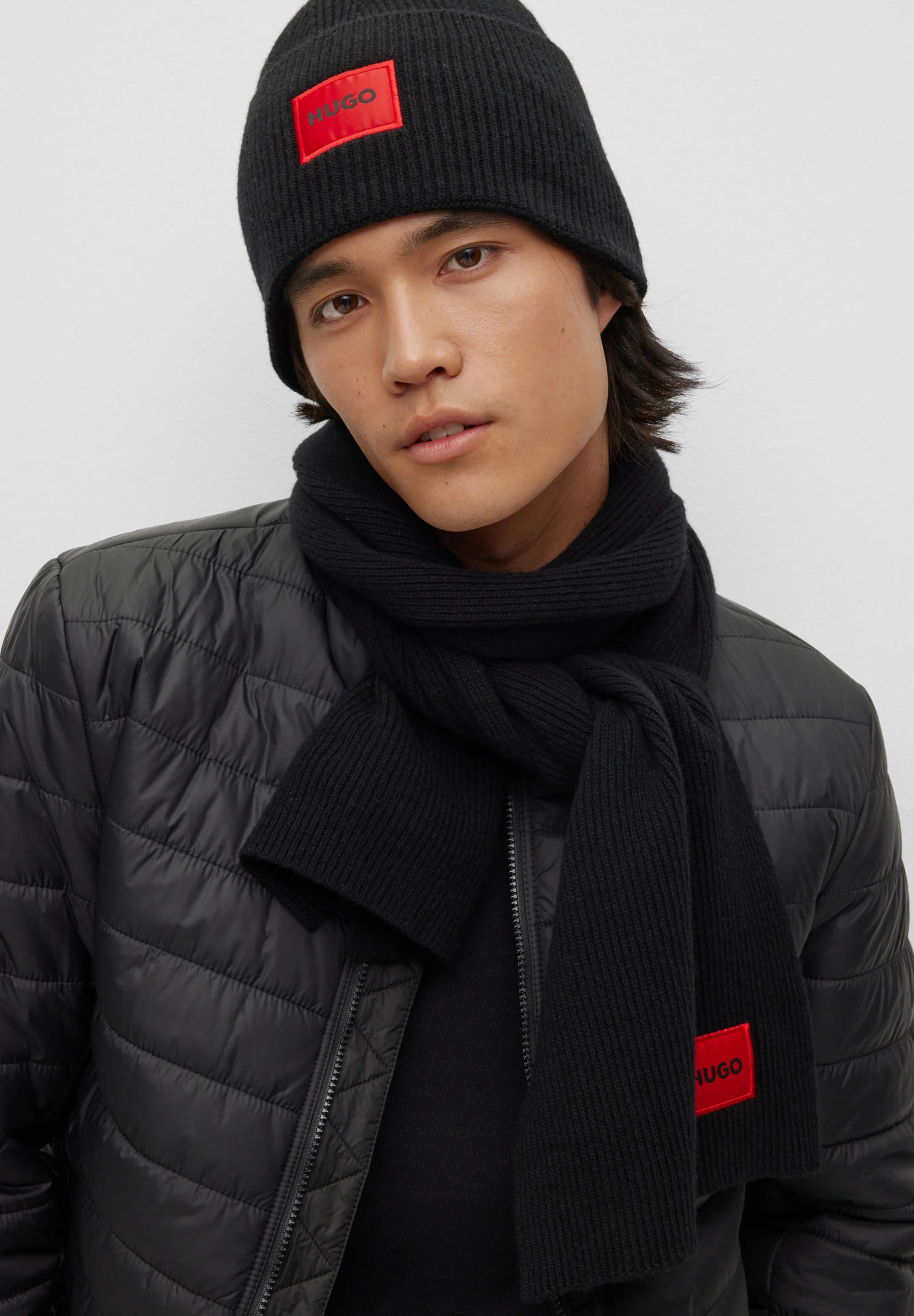 HUGO XAFF UNISEX - Beanie - black