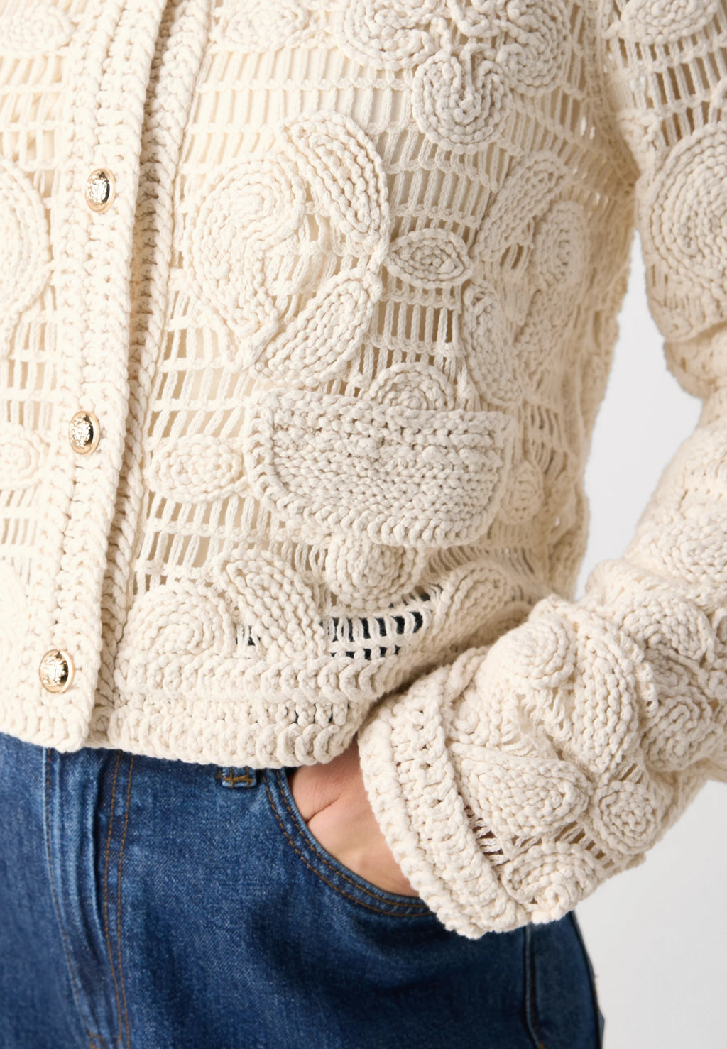 Morgan Cardigan - ivoire