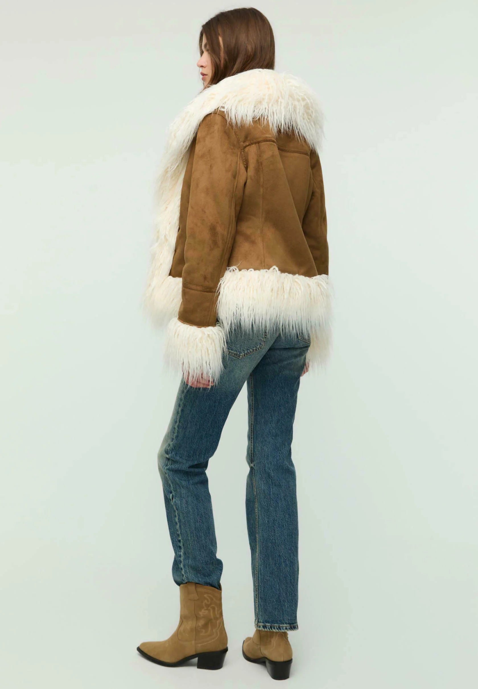 Stradivarius Winter jacket - dark brown