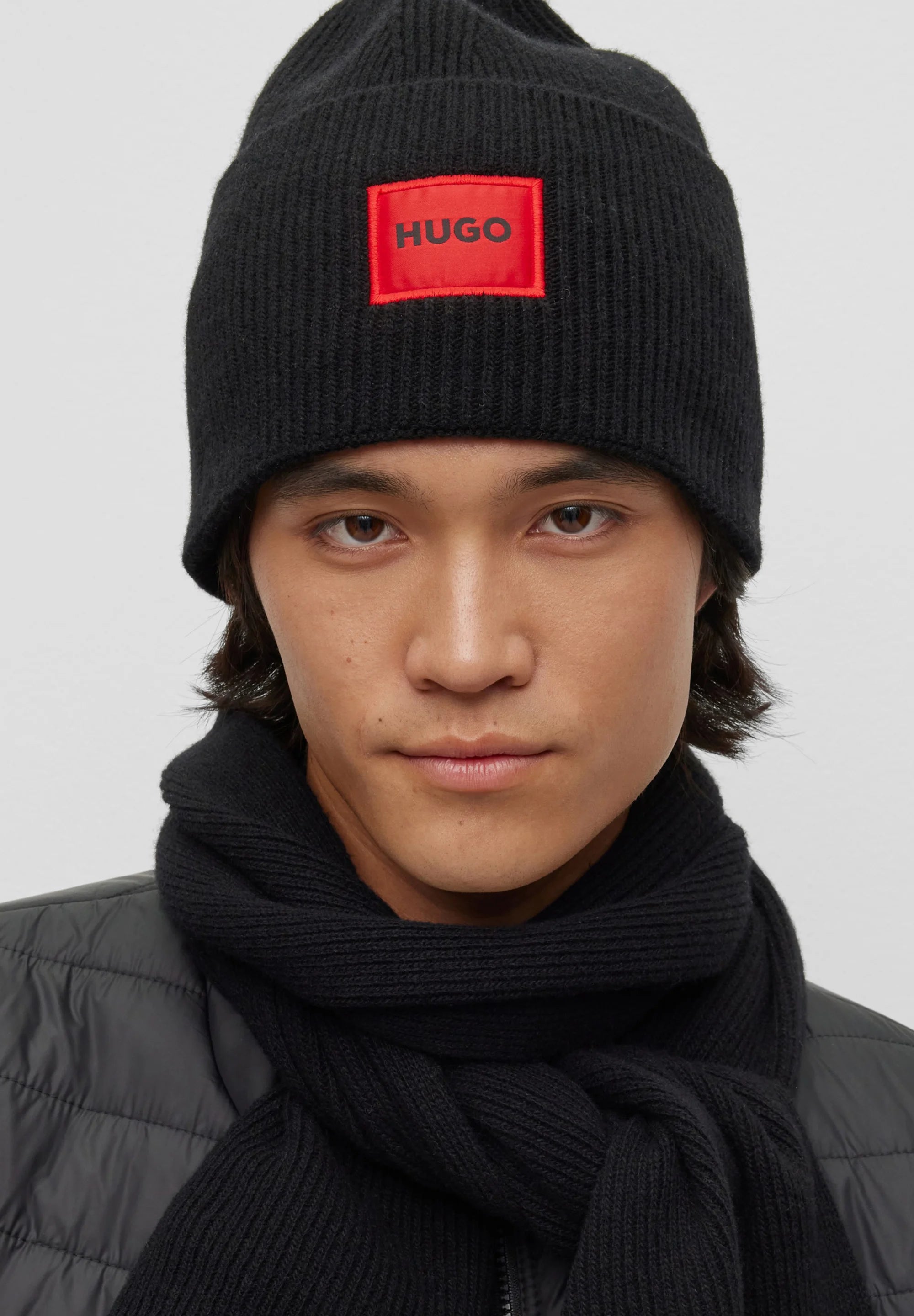 HUGO XAFF UNISEX - Beanie - black