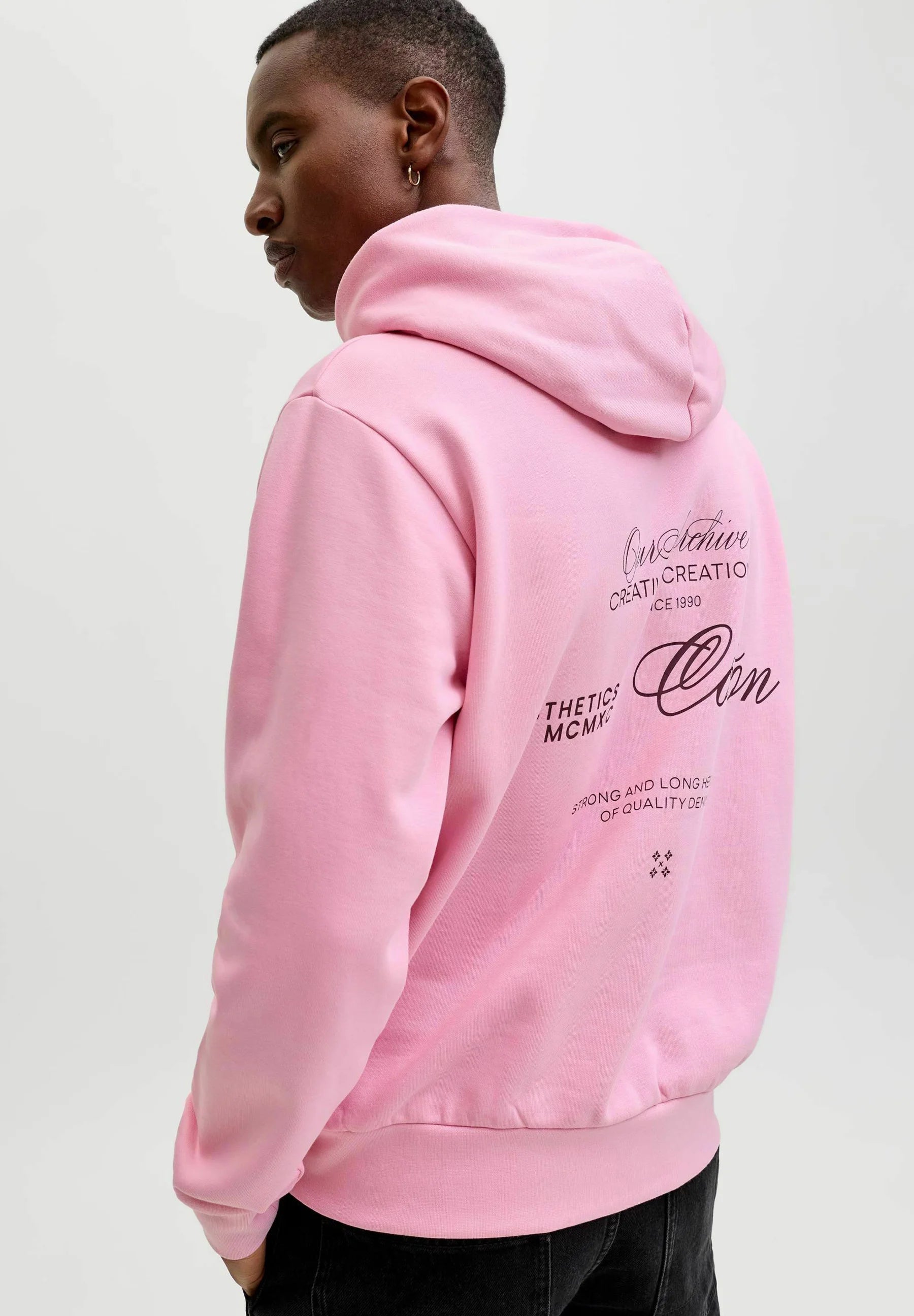 Jack & Jones Hoodie - prism pink