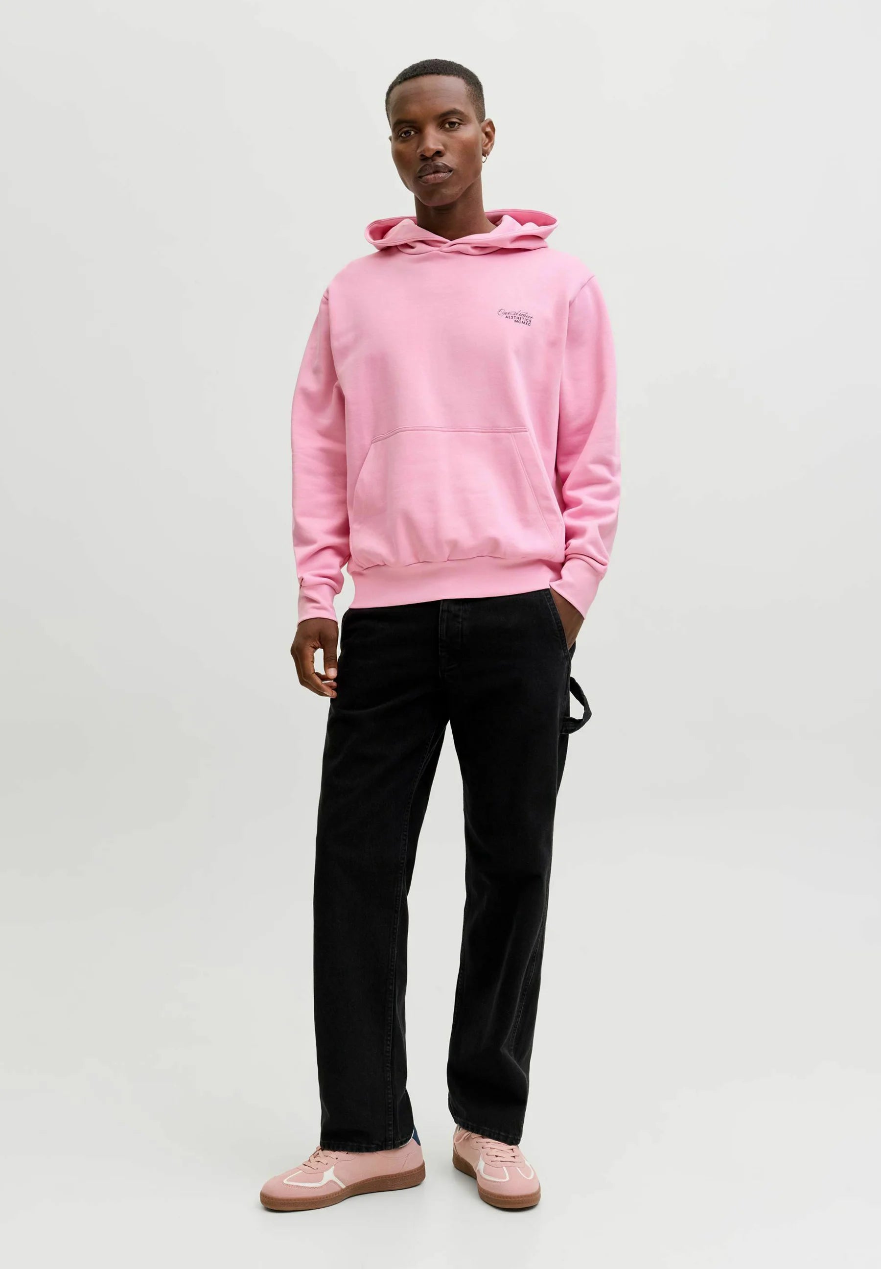 Jack & Jones Hoodie - prism pink