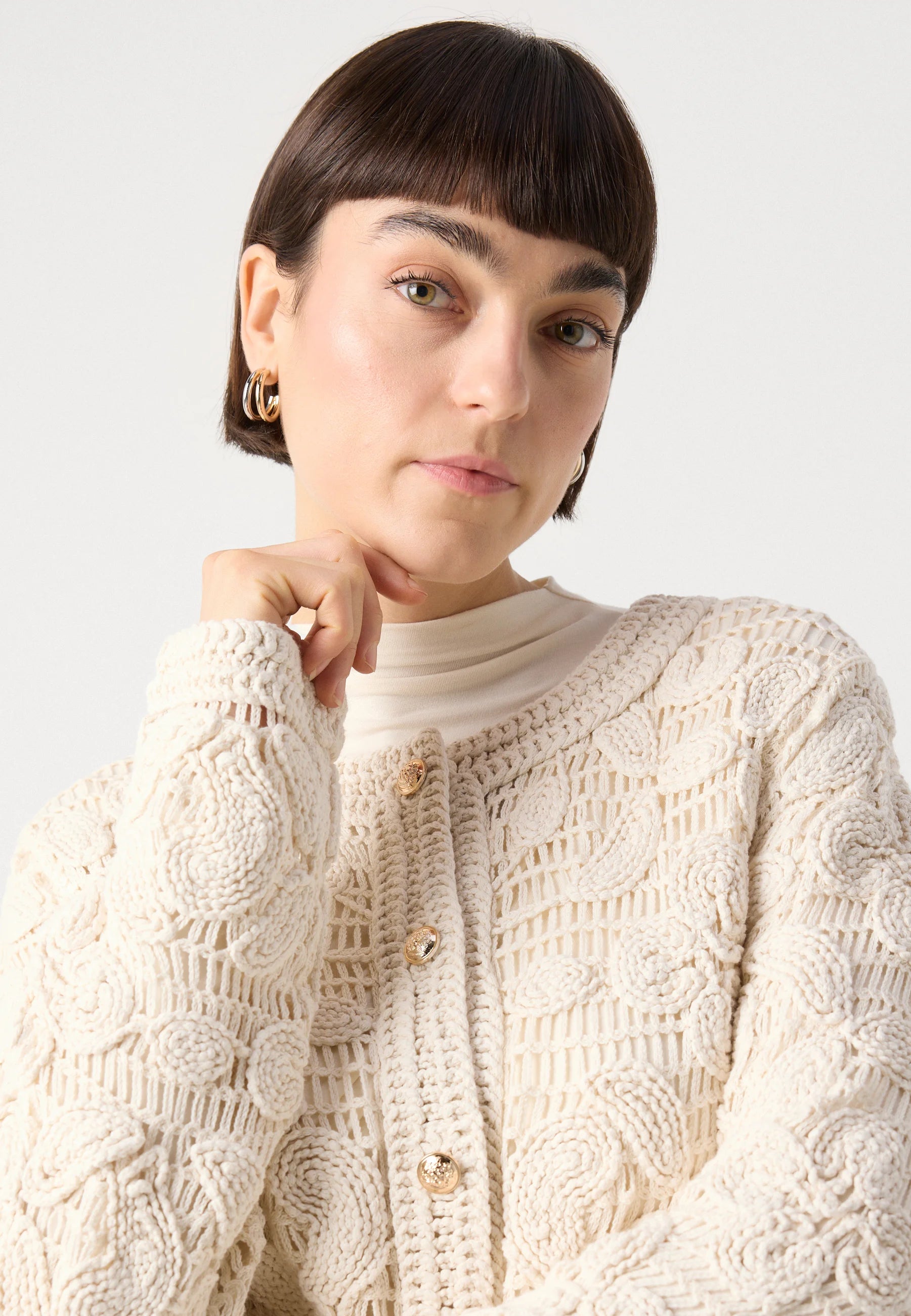 Morgan Cardigan - ivoire