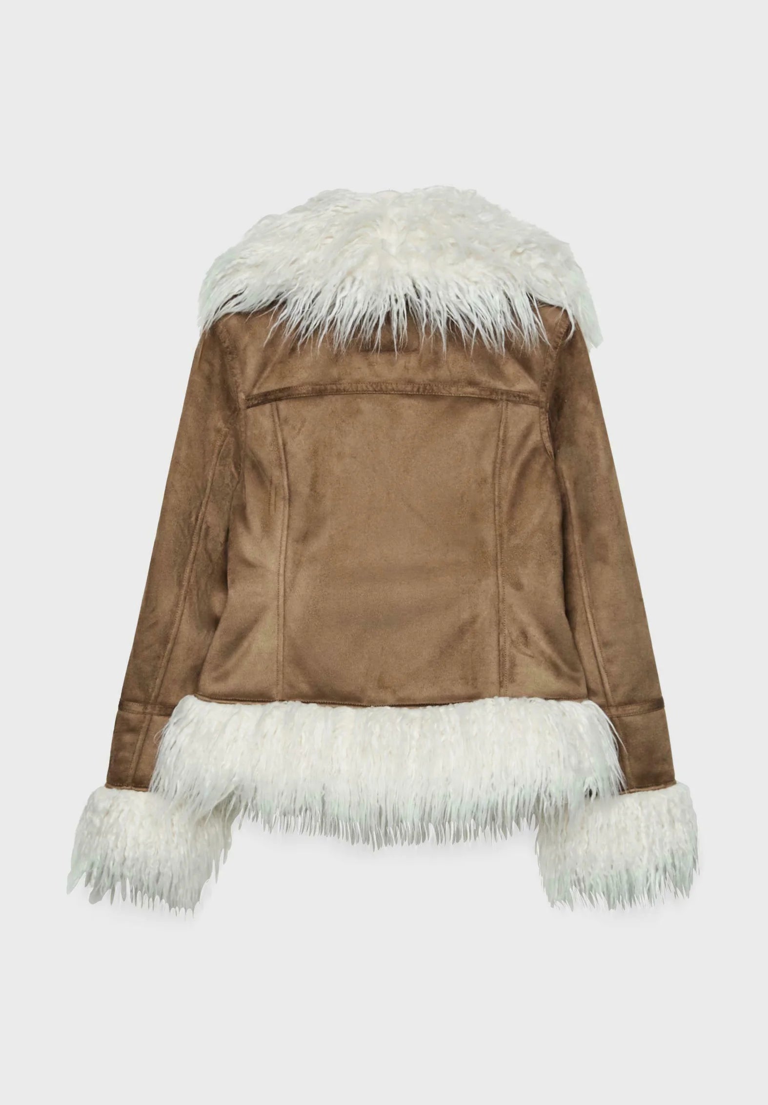 Stradivarius Winter jacket - dark brown