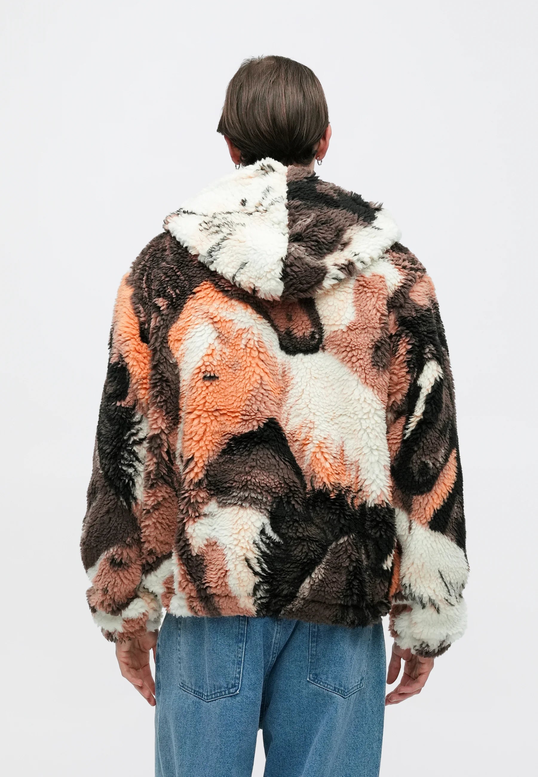 Obey Clothing HORSES SHERPA JACKET - Fleece jacket - brown multi