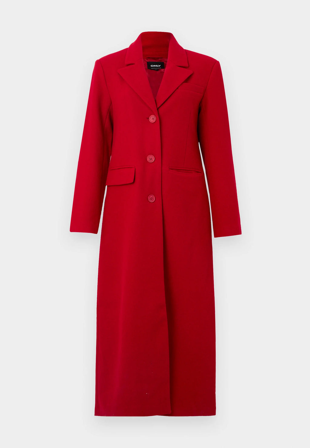 ONLY ONLNANCY LIFE LONG FITTED COAT - Classic coat - karanda red