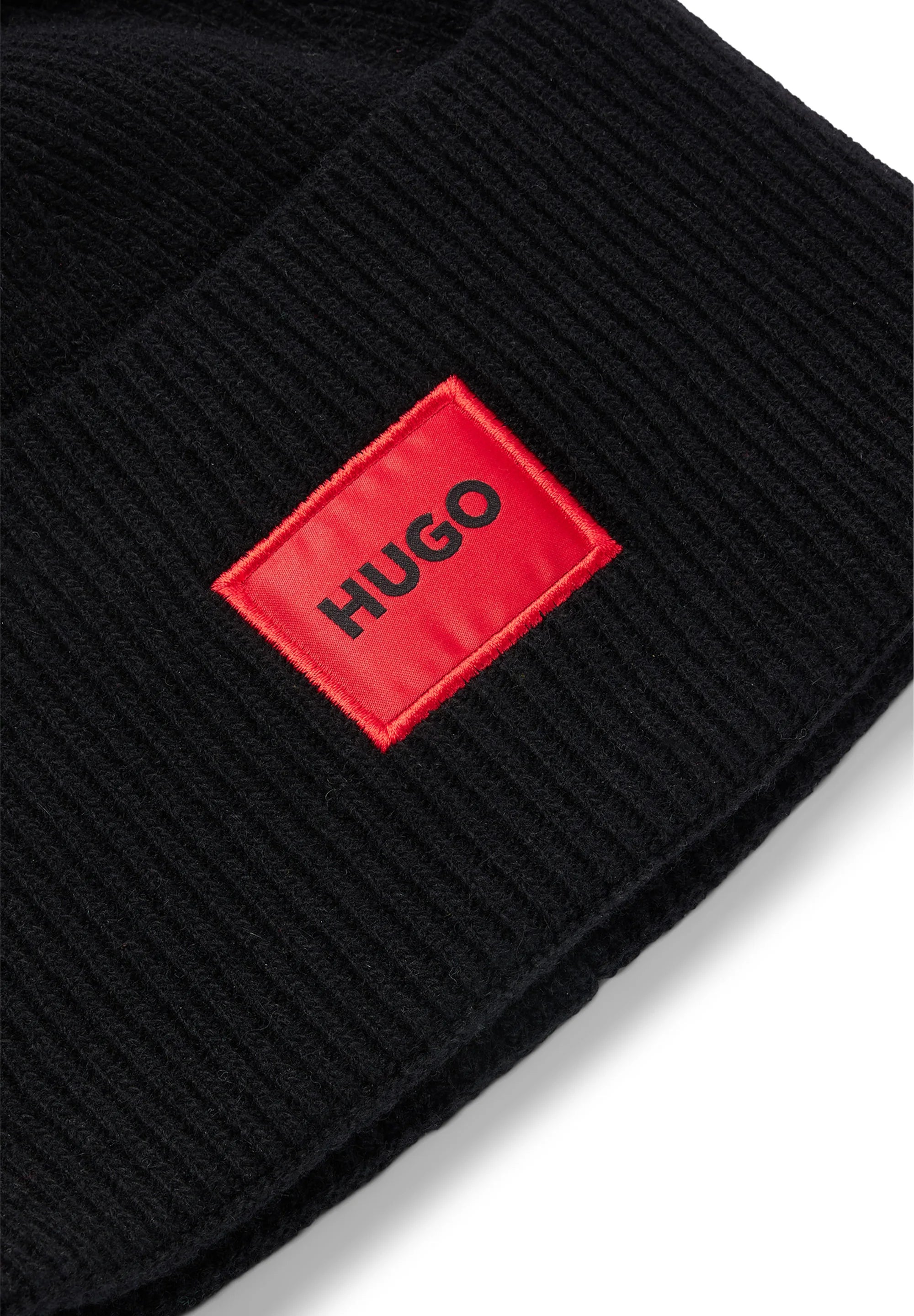 HUGO XAFF UNISEX - Beanie - black
