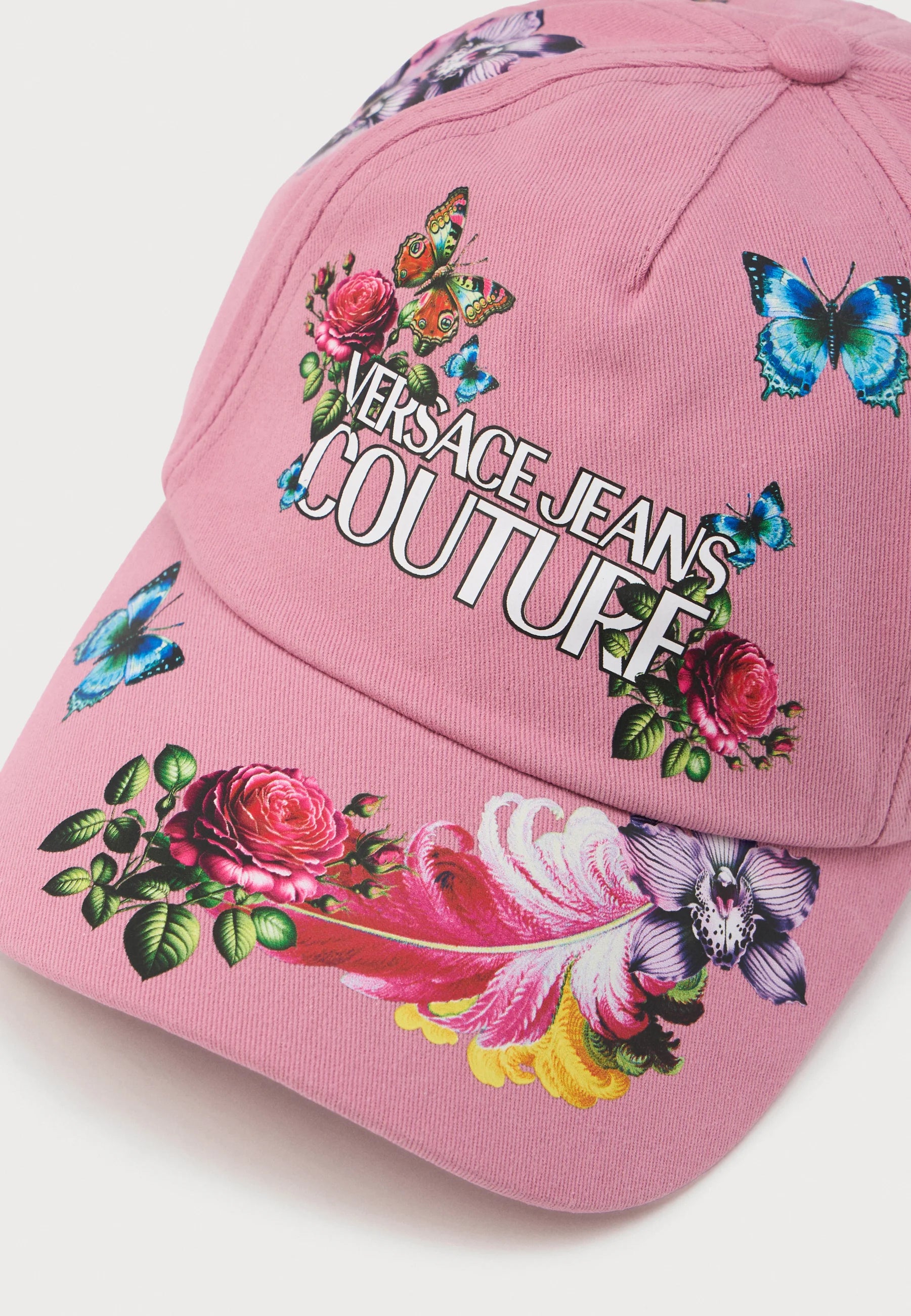 Versace Jeans Couture BASEBALL CAP WITH PINCES UNISEX - Cap - dusty rose
