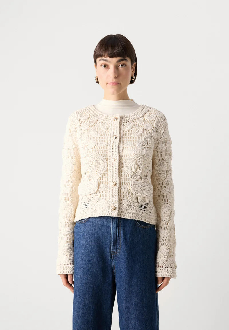 Morgan Cardigan - ivoire